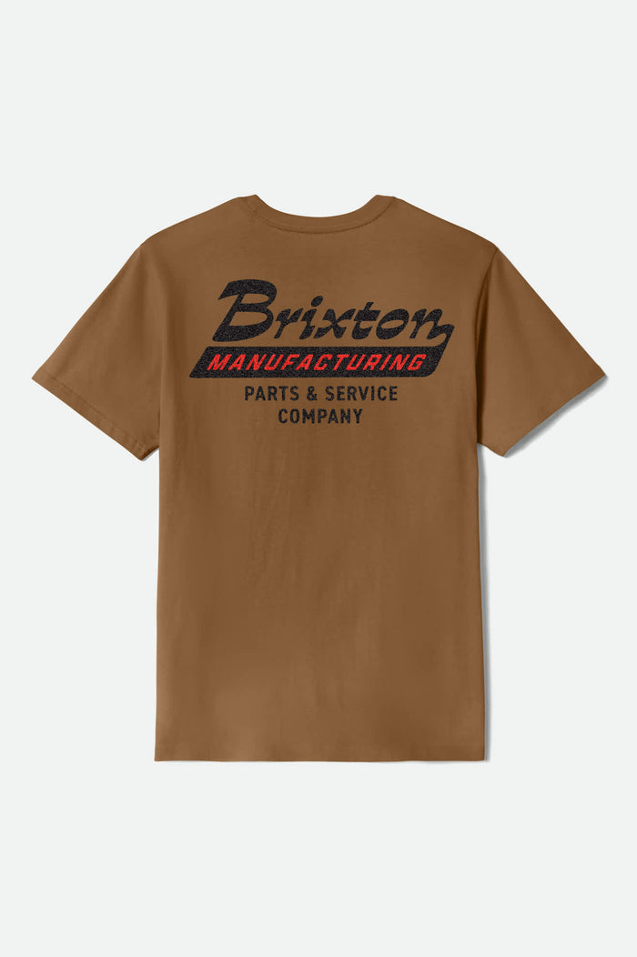 Township Short Sleeve Tailored T-Shirt - Washed Copper