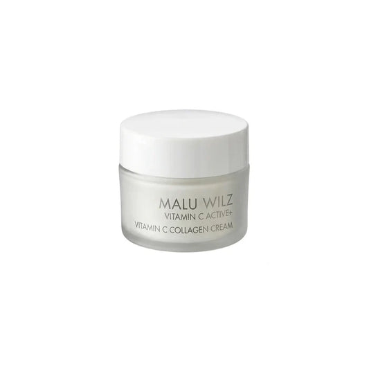 MALU WILZ Vitamin C Collagen Cream (15 ml) – Festigende Anti-Aging Gesichtscreme im Travel Size Tiegel.