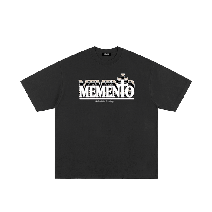 Trinity Heavyweight Hand-frayed T-Shirt - Memento Mori Clothing