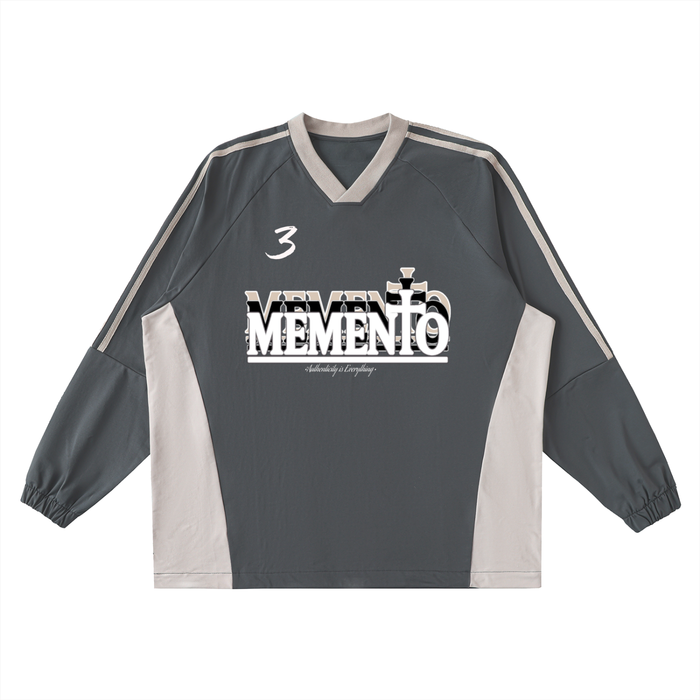 TRINITY V-Neck Long-Sleeve T-Shirt - Memento Mori Clothing