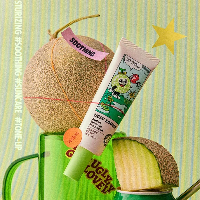 [UGLY LOVELY] Melon Tone Up Sunscreen (1+1) SPF 50+ PA+++ 50ml*2EA - Ballagrio