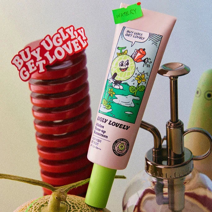 [UGLY LOVELY] Melon Tone Up Sunscreen (1+1) SPF 50+ PA+++ 50ml*2EA - Ballagrio