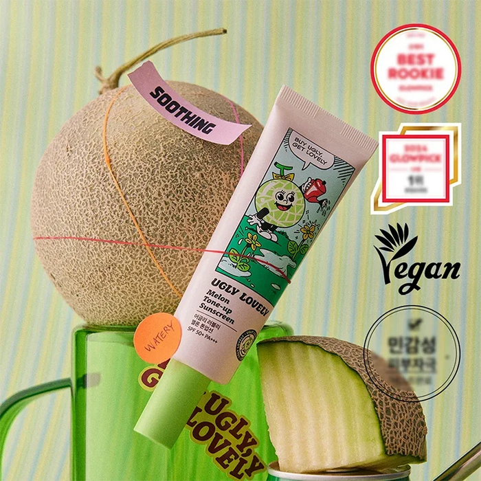 [UGLY LOVELY] Melon Tone Up Sunscreen (1+1) SPF 50+ PA+++ 50ml*2EA - Ballagrio