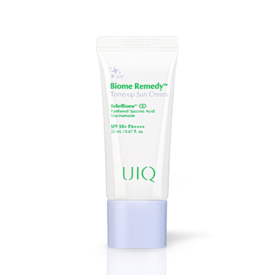 [UIQ] Biome Remedy Tone-up Sun Cream SPF 50+ PA++++ 20ml/50ml - Ballagrio