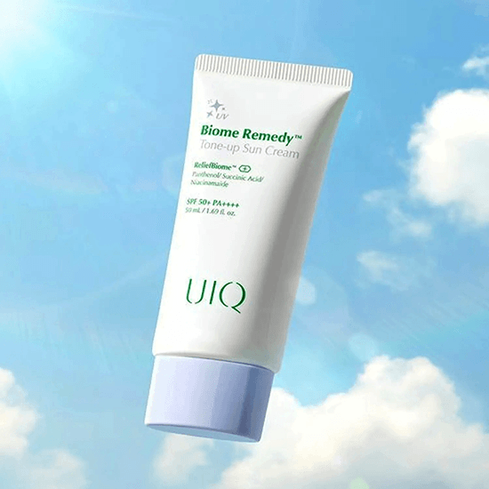 [UIQ] Biome Remedy Tone-up Sun Cream SPF 50+ PA++++ 20ml/50ml - Ballagrio