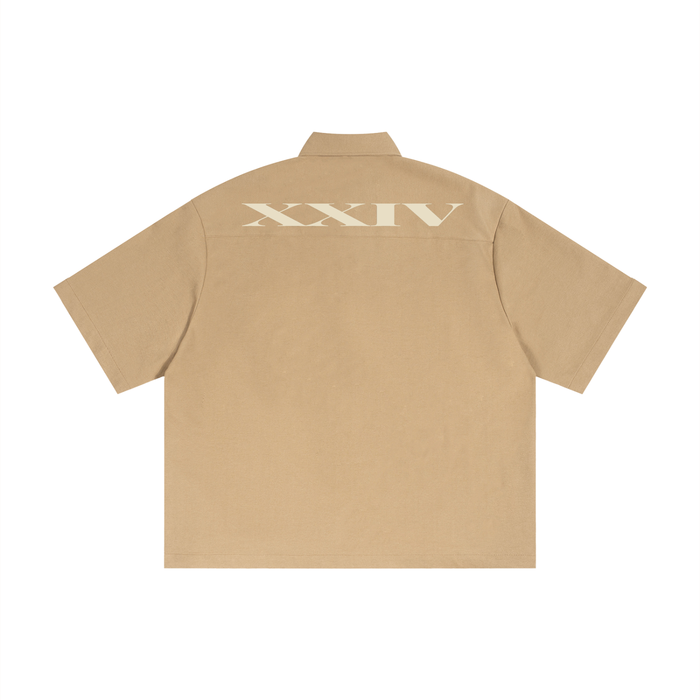 Unisex Boxy Heavyweight Short Sleeve Shirt - Memento Mori Clothing