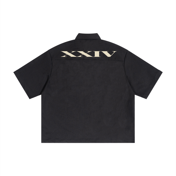 Unisex Boxy Heavyweight Short Sleeve Shirt - Memento Mori Clothing
