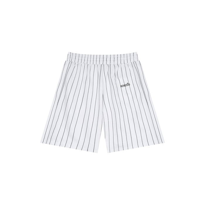 Unisex Striped Loose Fit Shorts - Memento Mori Clothing