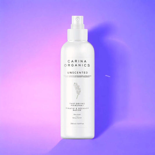 Unscented Fast Drying Hair Spray 250ml - Carina Organics