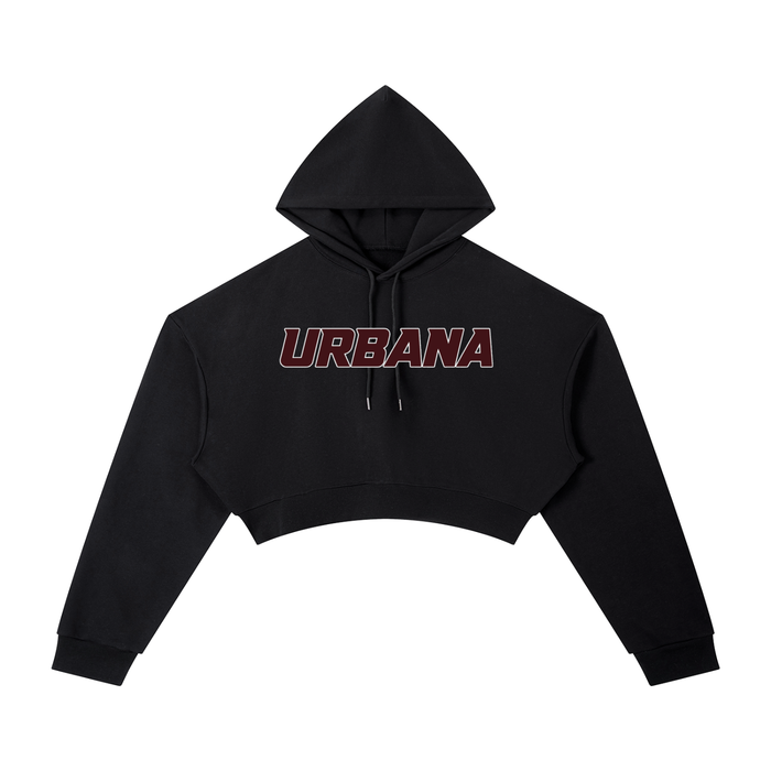 Urbana Essential Cropped Hoodie - Memento Mori Clothing