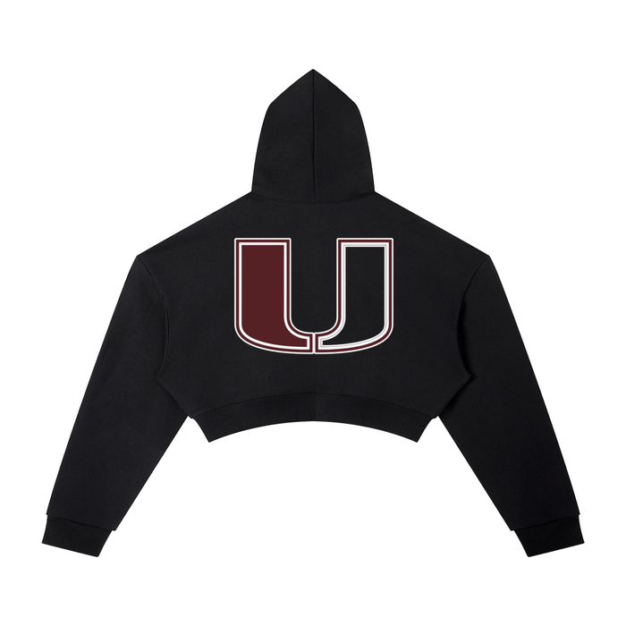 Urbana Essential Cropped Hoodie - Memento Mori Clothing