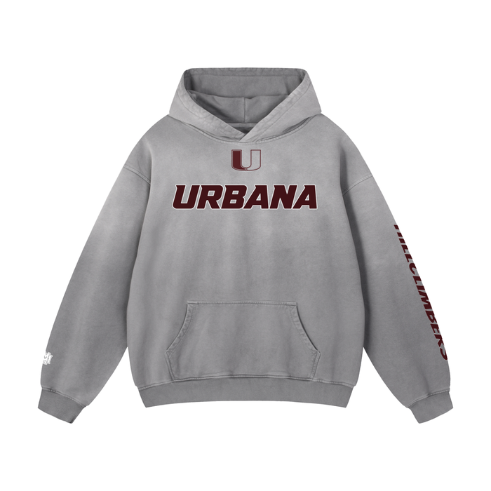 Urbana Heavyweight Sunfade Oversized Hoodie - Memento Mori Clothing