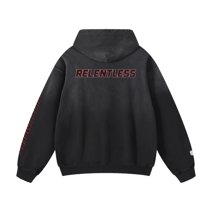 Urbana Heavyweight Sunfade Oversized Hoodie - Memento Mori Clothing