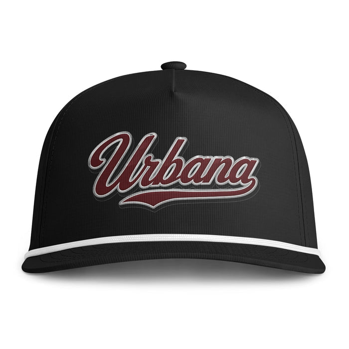Urbana Rope Cap — Vintage Script Baseball Hat