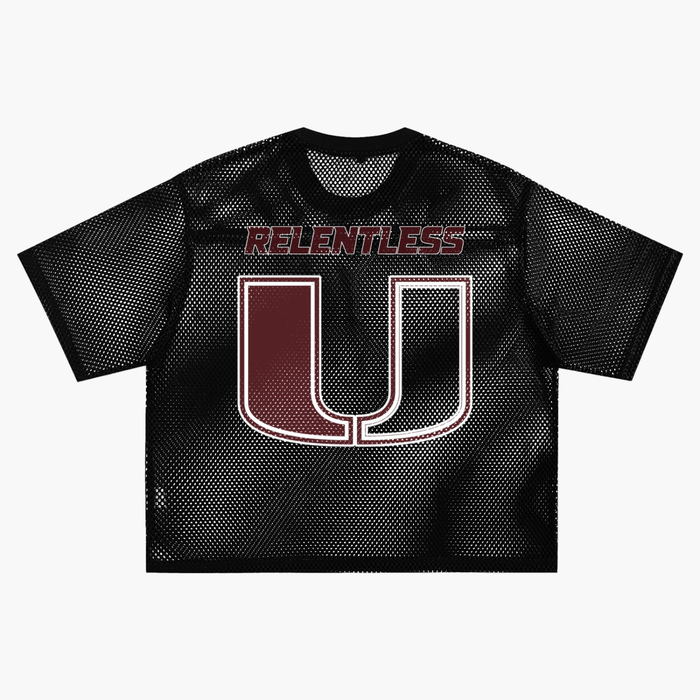 Urbana See-through Boxy Net T-Shirt - Memento Mori Clothing