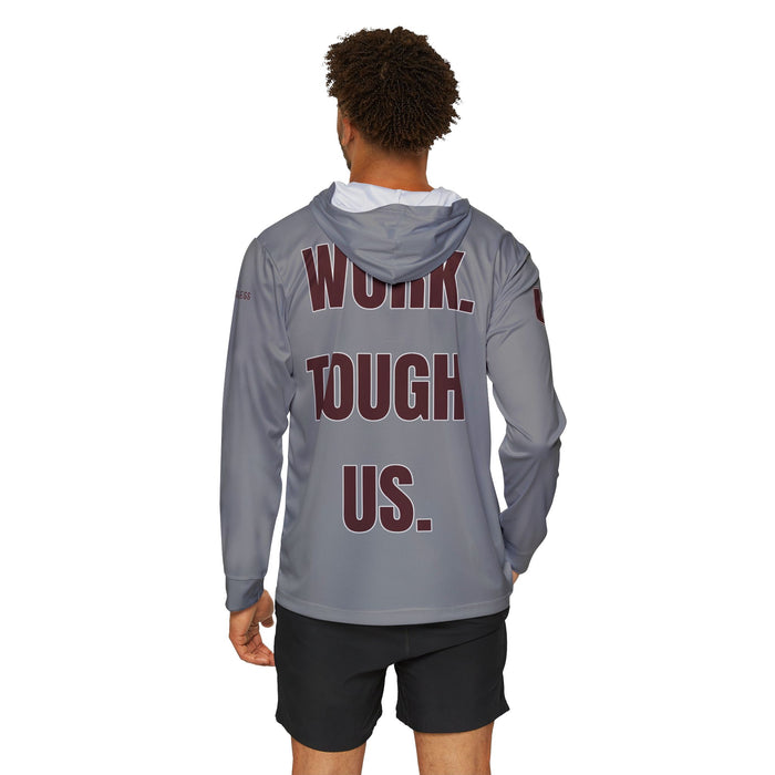 Urbana 'Work Tough Us' Men's Sports Warmup Hoodie - Memento Mori Clothing
