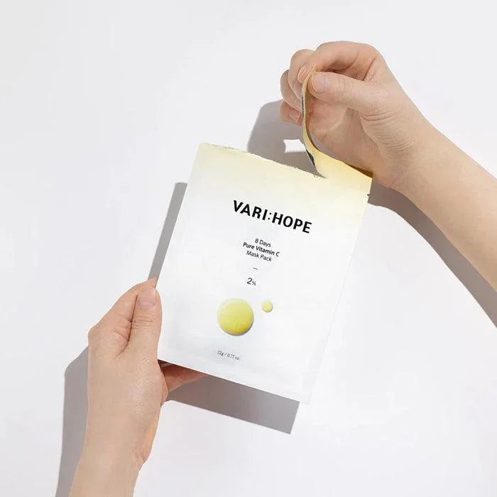 [VARI:HOPE] 8 Days Pure Vitamin C Mask Pack 22g*5EA - Ballagrio