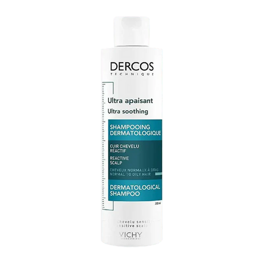Vichy Dercos Ultra Soothing Shampoo Normal To Oily Hair 200Ml