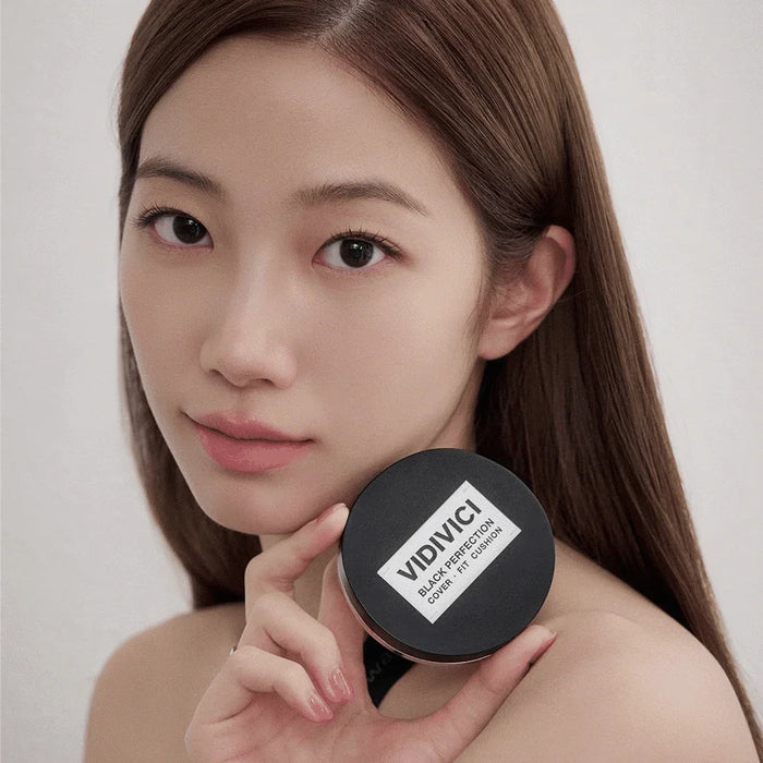 [VIDIVICI] Black Perfection Cover Fit Cushion with Refill SPF 40 PA++ 13g*2EA - Ballagrio