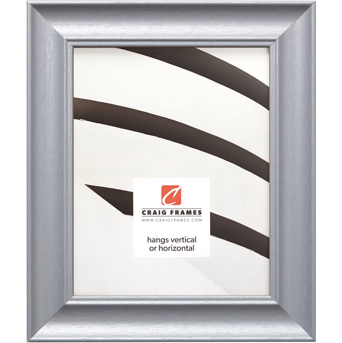 Vintage Revival 1.75", Brushed Silver Picture Frame