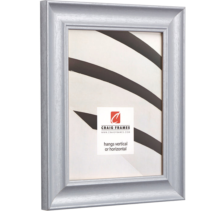 Vintage Revival 1.75", Brushed Silver Picture Frame