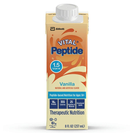 Vital 1.5 Cal Peptide Nutrition Shake, Vanilla, 8 oz - 66236-Single - LL Medico
