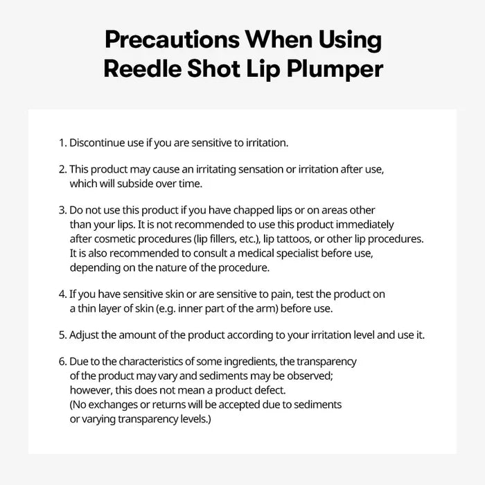 VT Reedle shot Lip Plumper Beginner 4.3g