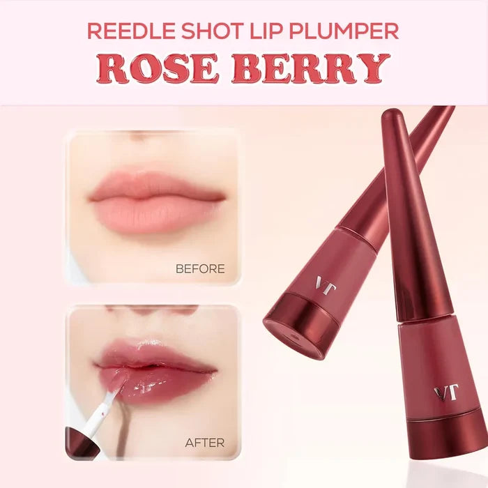 VT Reedle shot Lip Plumper Rose Berry 4.3g