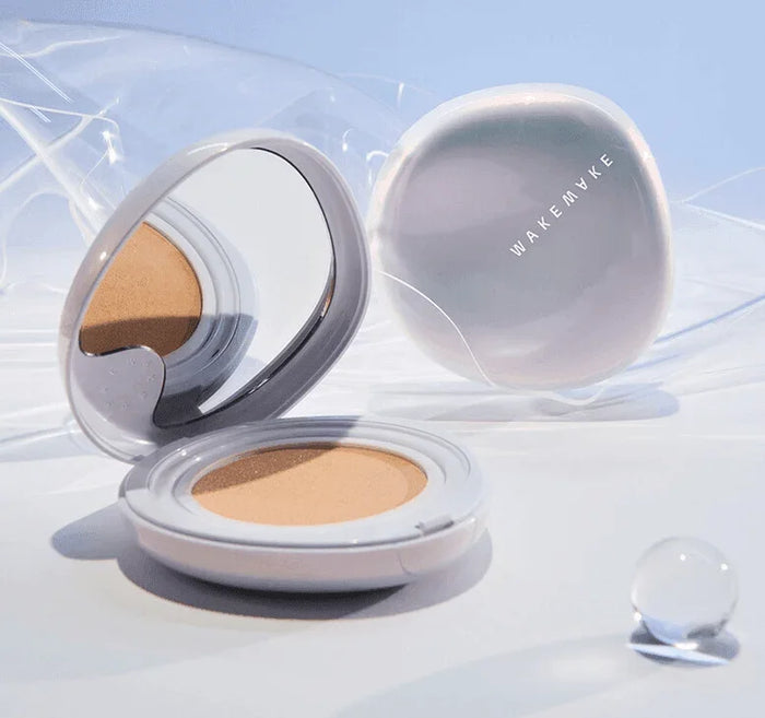 [WAKEMAKE] Water Glow Coating Cushion SPF 50+ PA++++ 11g - Ballagrio