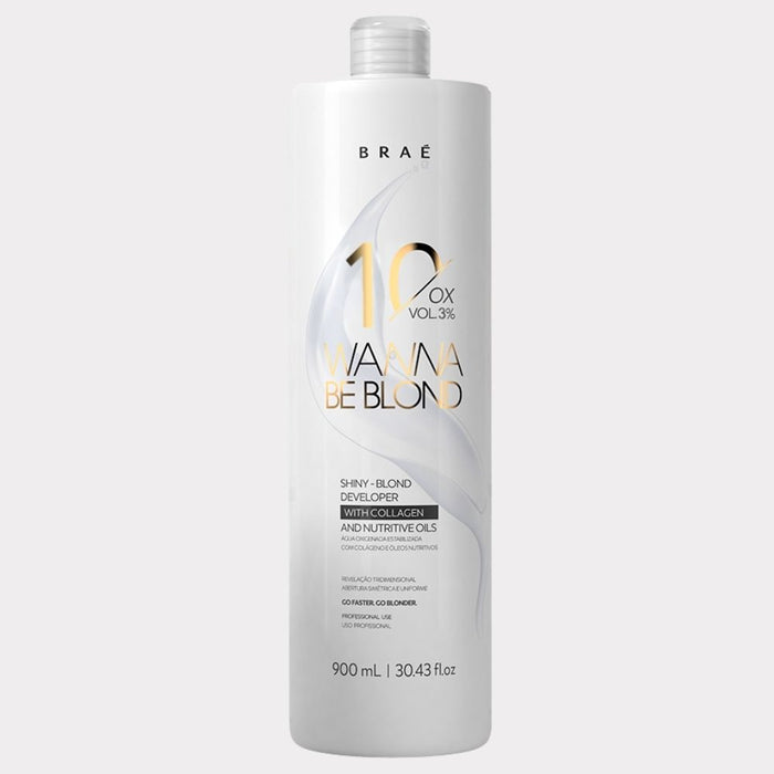Wanna Be Blond Shiny-Blond Developer Ox 10 Vol. 30.43 fl. oz