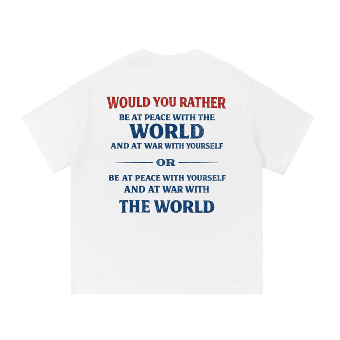 War Essential Cotton T-Shirt - Memento Mori Clothing