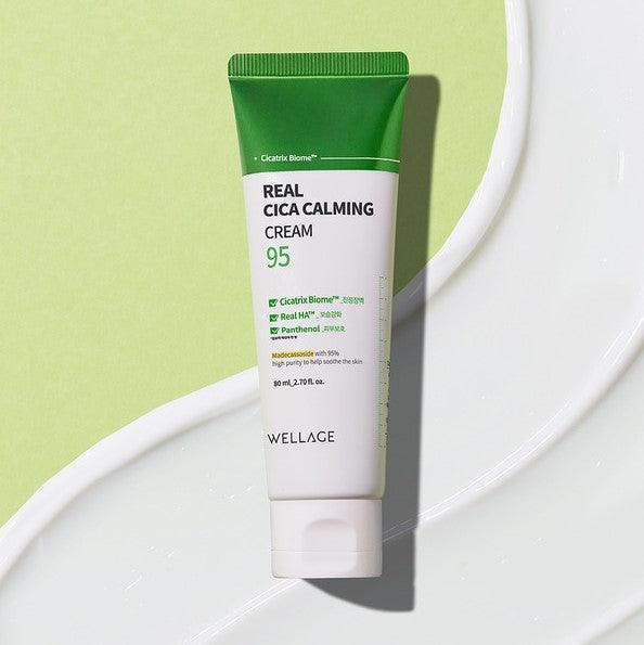 [WELLAGE] Real Cica Calming 95 Cream 80ml WELLAGE