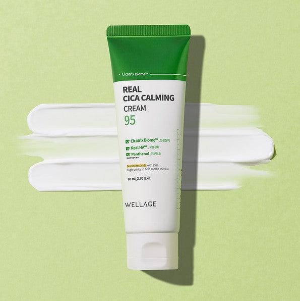 [WELLAGE] Real Cica Calming 95 Cream 80ml WELLAGE