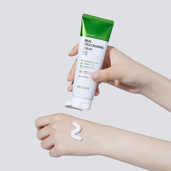 [WELLAGE] Real Cica Calming 95 Cream 80ml WELLAGE