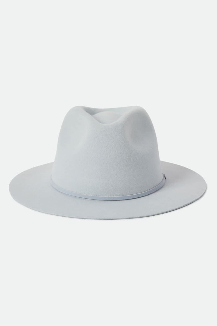 Unisex Wesley Fedora in the color Blue Aruba - Additional Laydown image