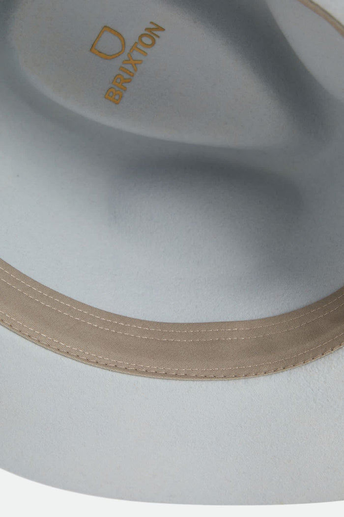 Unisex Wesley Fedora in the color Blue Aruba - Additional Laydown image