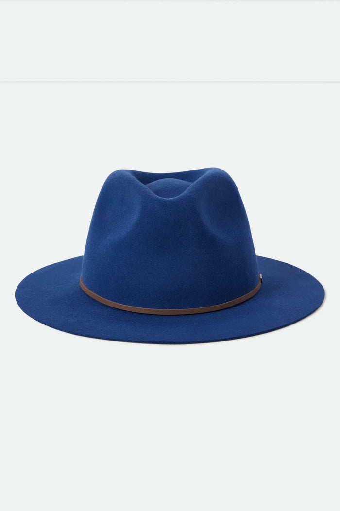 Unisex Wesley Fedora in the color Midnight Blue/Pinecone - Additional Laydown image