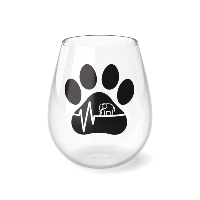 Wildlife Wine Glass