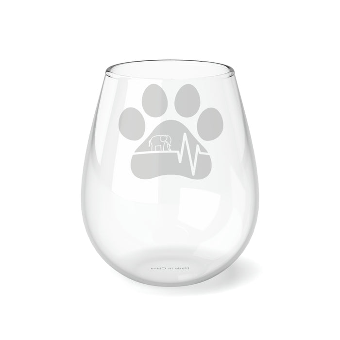 Wildlife Wine Glass