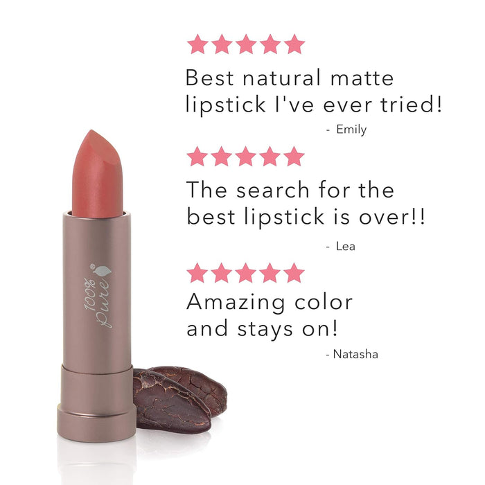Wine Cup Fruit Pigmented® Cocoa Butter Matte Lipstick - 100% Pure