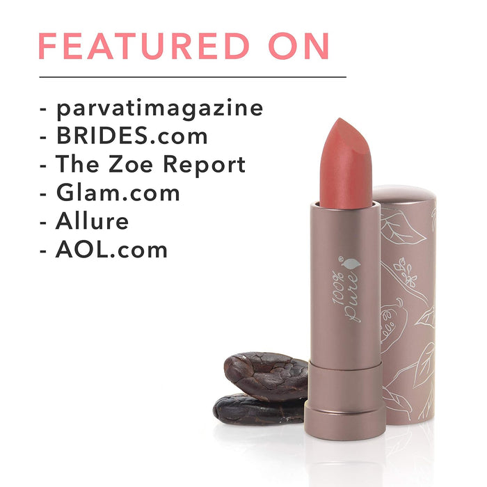 Wine Cup Fruit Pigmented® Cocoa Butter Matte Lipstick - 100% Pure