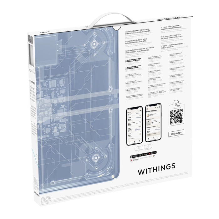 Withings Body Smart Total Body Composition Analyzer - WBS12-BLACK-ALL-INTER-Single - LL Medico