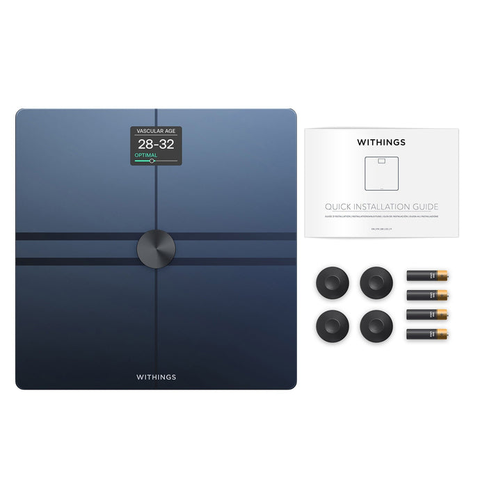 Withings Body Smart Total Body Composition Analyzer - WBS12-BLACK-ALL-INTER-Single - LL Medico