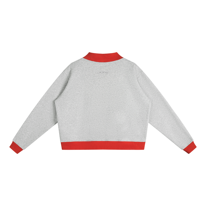 Women’s Mock Neck Crewneck Sweatshirt