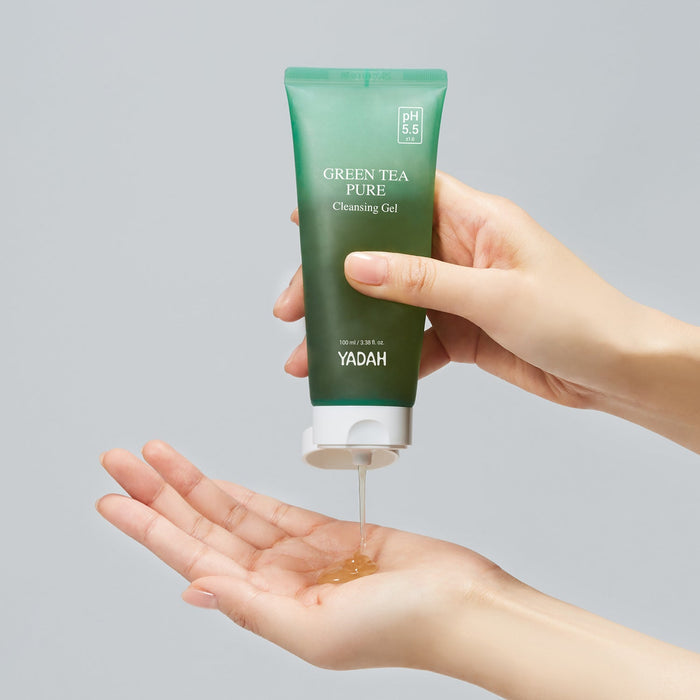 Yadah Green Tea Pure Cleansing Gel 100ml | GlamTouch UK
